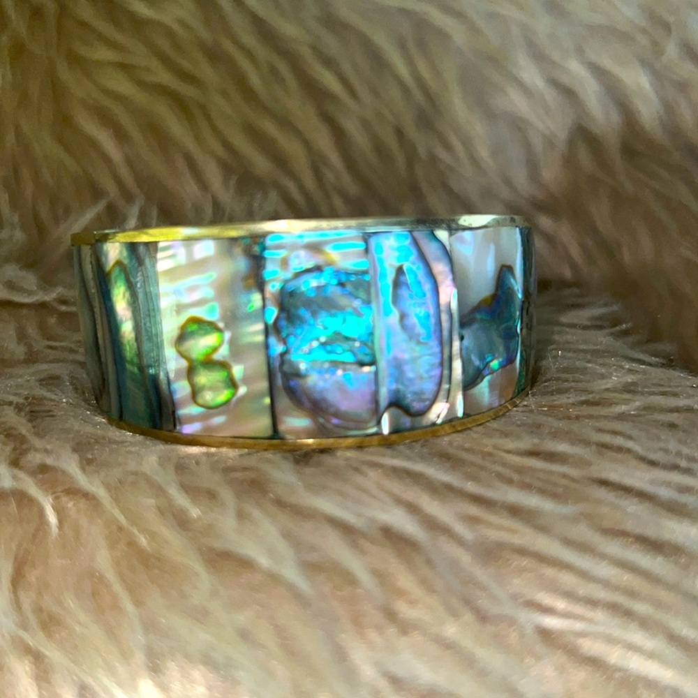 Vintage Mexican Alpaca Cuff Bracelet